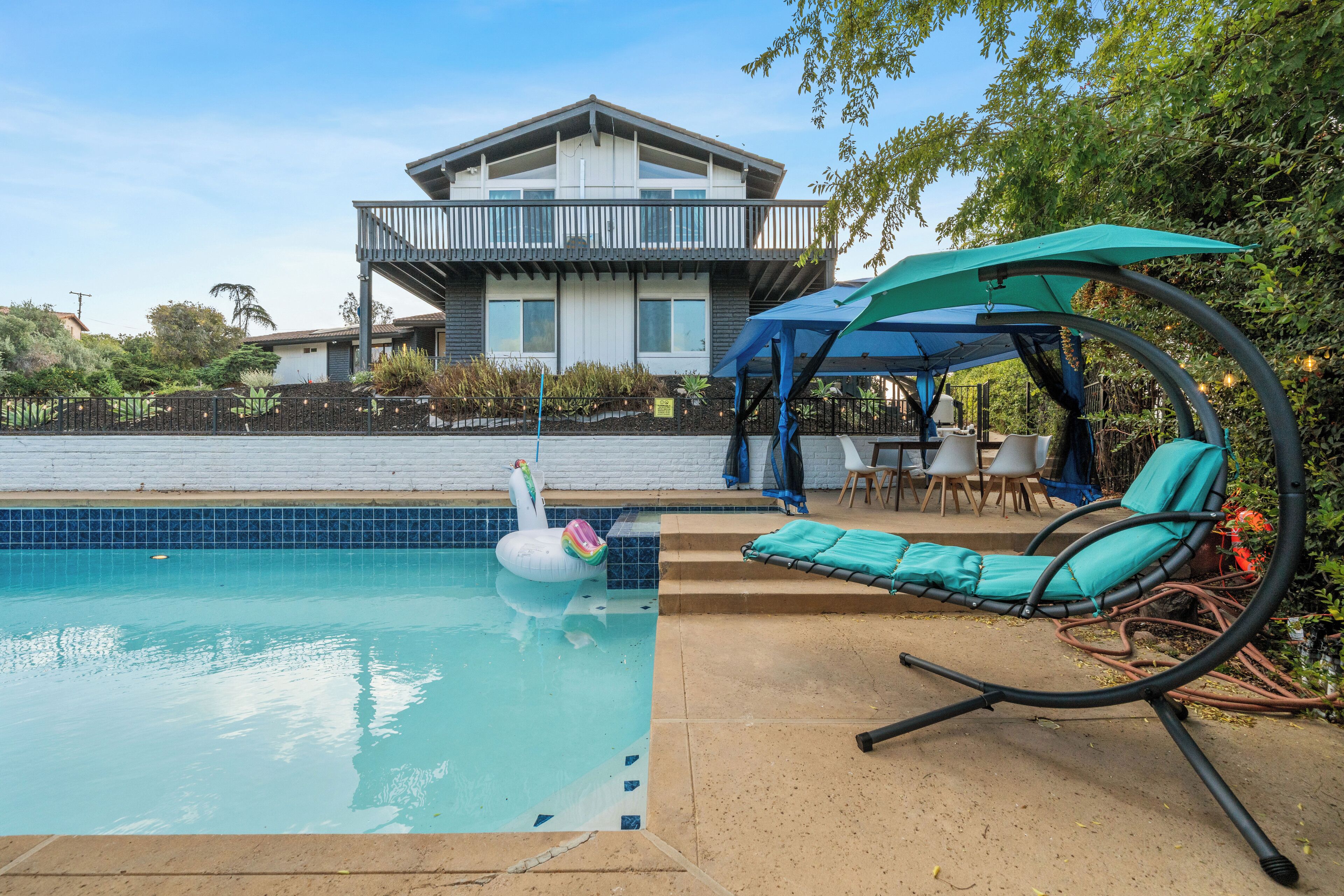 Alberca al aire libre 