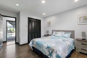 4 dormitorios, tabla de planchar con plancha, cuna de viaje y wifi