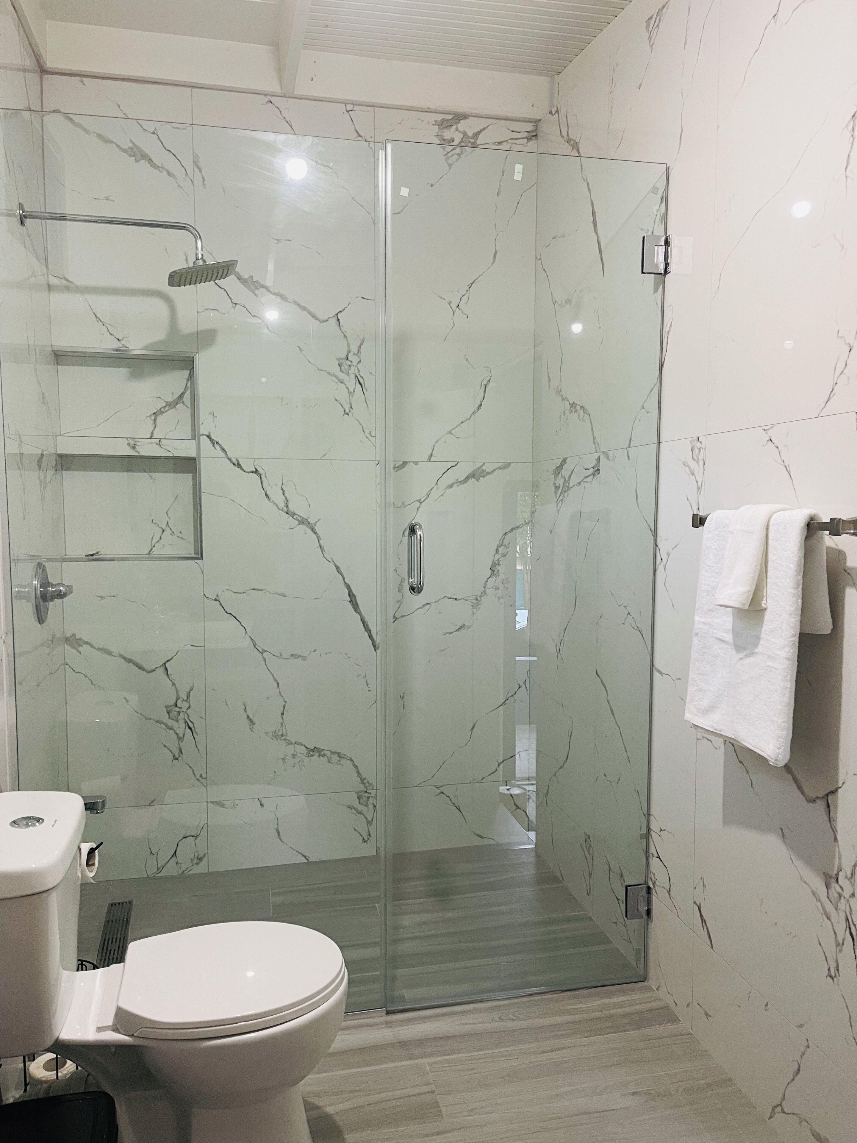 Towels, toilet paper