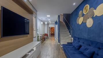 Basic Apartment | Living area | 32-inch Smart TV with digital channels