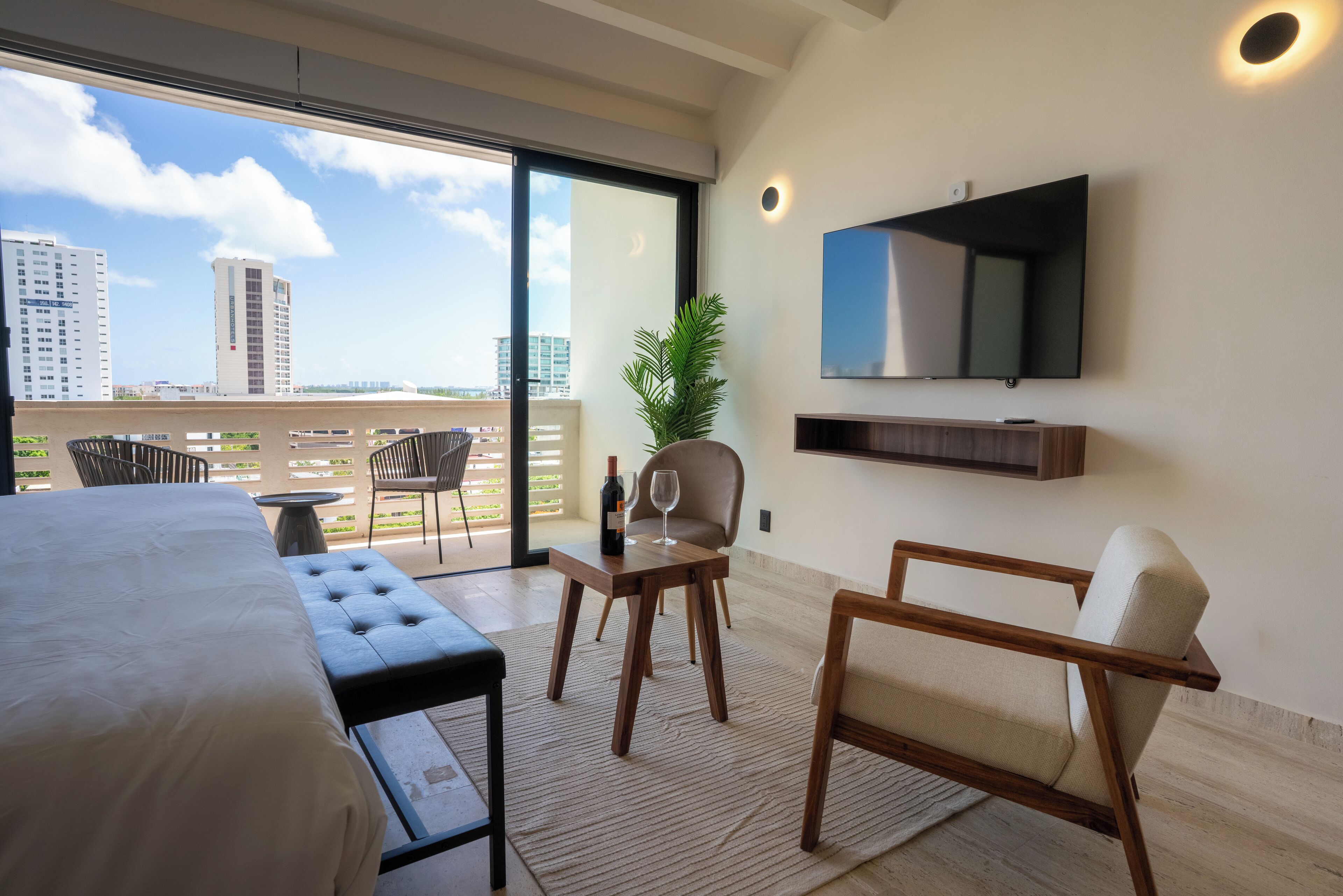 ビジネス スタジオスイート バルコニー シティビュー | リビング エリア