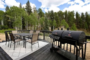 Outdoor dining - Family-Friendly Mtn Retreat |Fireplace•Pets•Trails (Florissant)