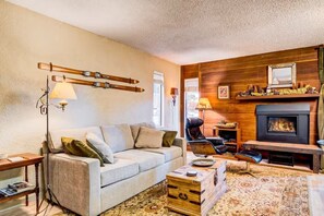 TV, fireplace, ping pong, stereo