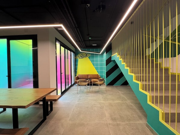 Interior - Funker Hostel (Málaga)