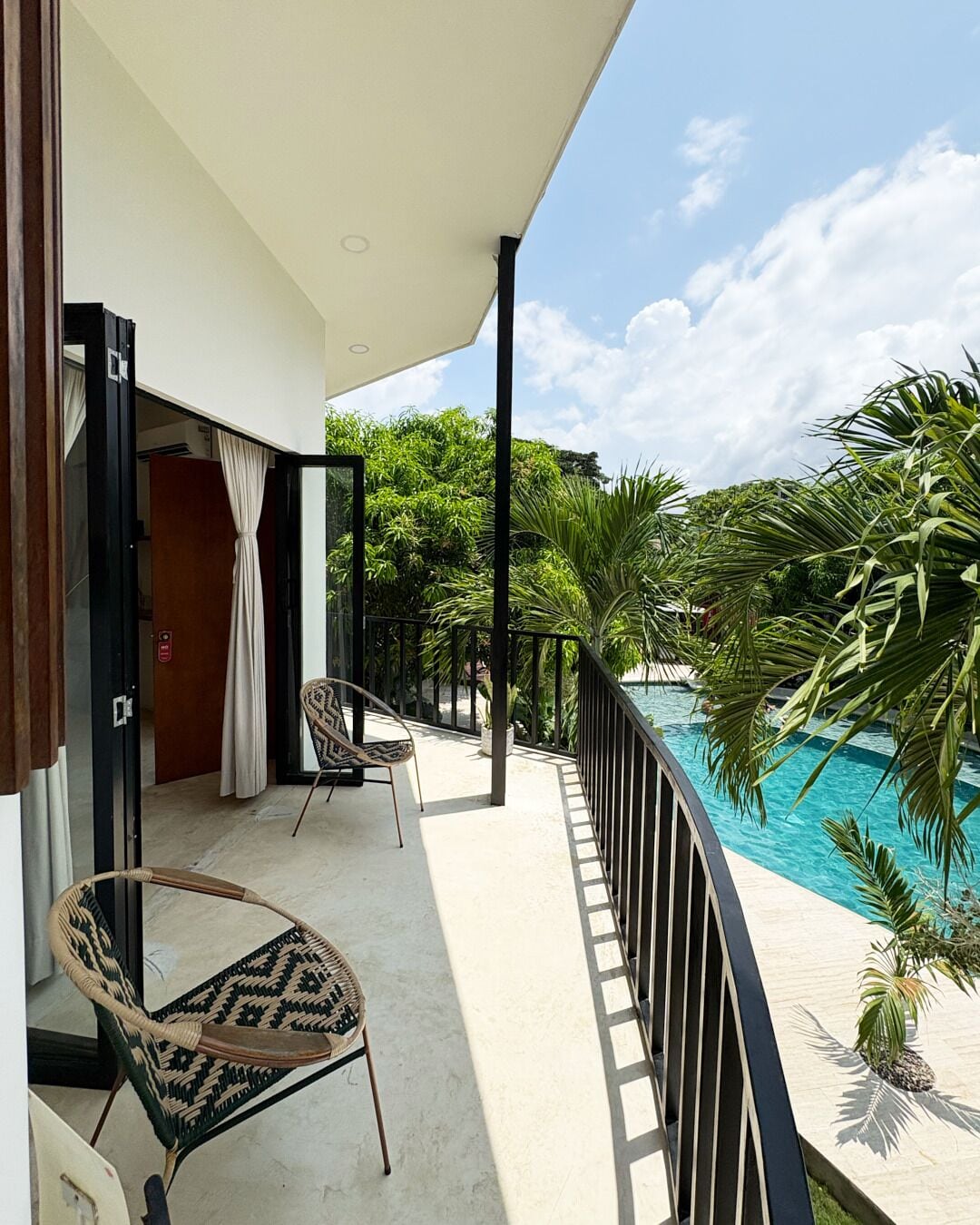 Chambre Double Luxe, terrasse, vue jardin | Vue sur le jardin