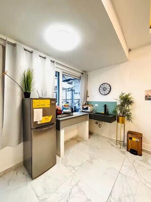 스위트, 침실 2개, 테라스, 호수 전망 | 전용 주방