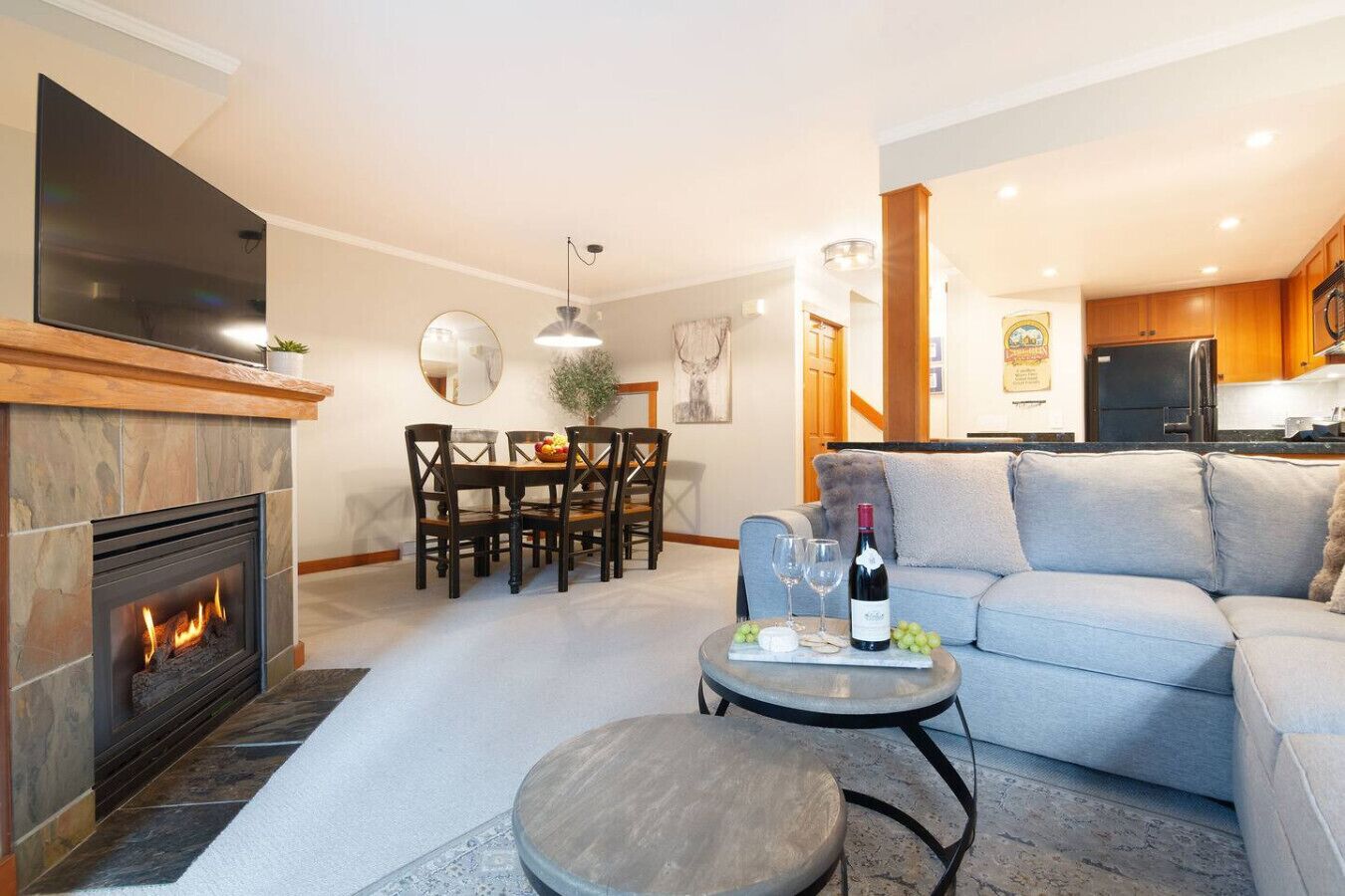 تلفزيون، مدفأة