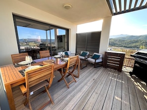 Outdoor dining - Marylanca - PORTICCIO - double terrasse - Wifi - Clim - parking privé. (Grosseto-Prugna)