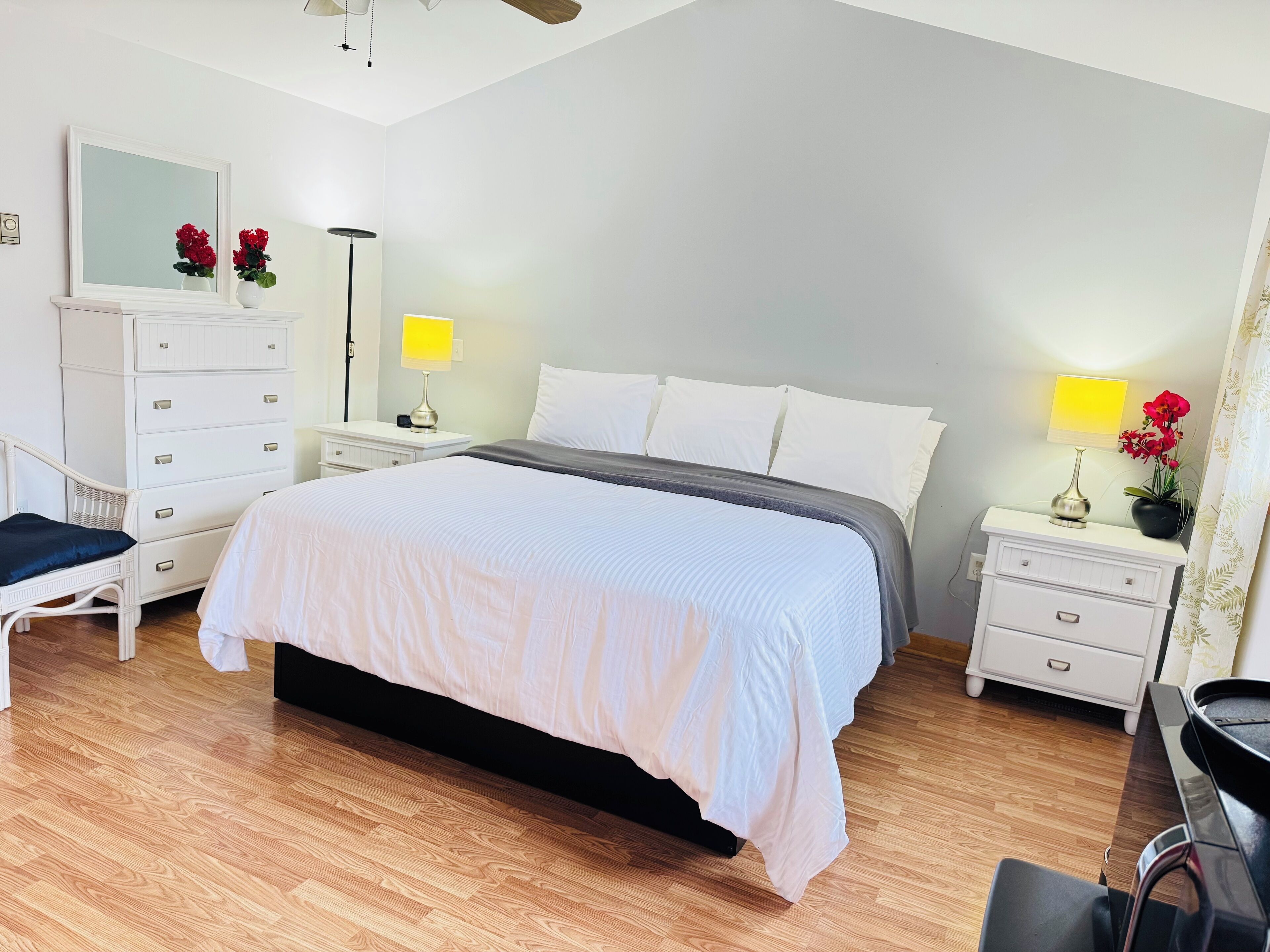 华丽客房, 1 张特大床 | 熨斗/熨衣板、免费 WiFi