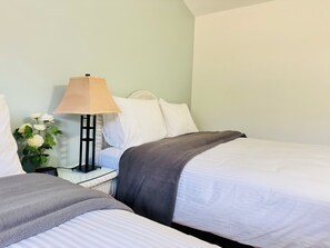 Deluxe Room, 2 Queen Beds | Iron/ironing board, free WiFi