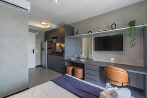 1 bedroom, iron/ironing board, travel crib, free WiFi