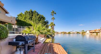 Lakefront Living! Huge Phoenix Home w/ Dock, Pool