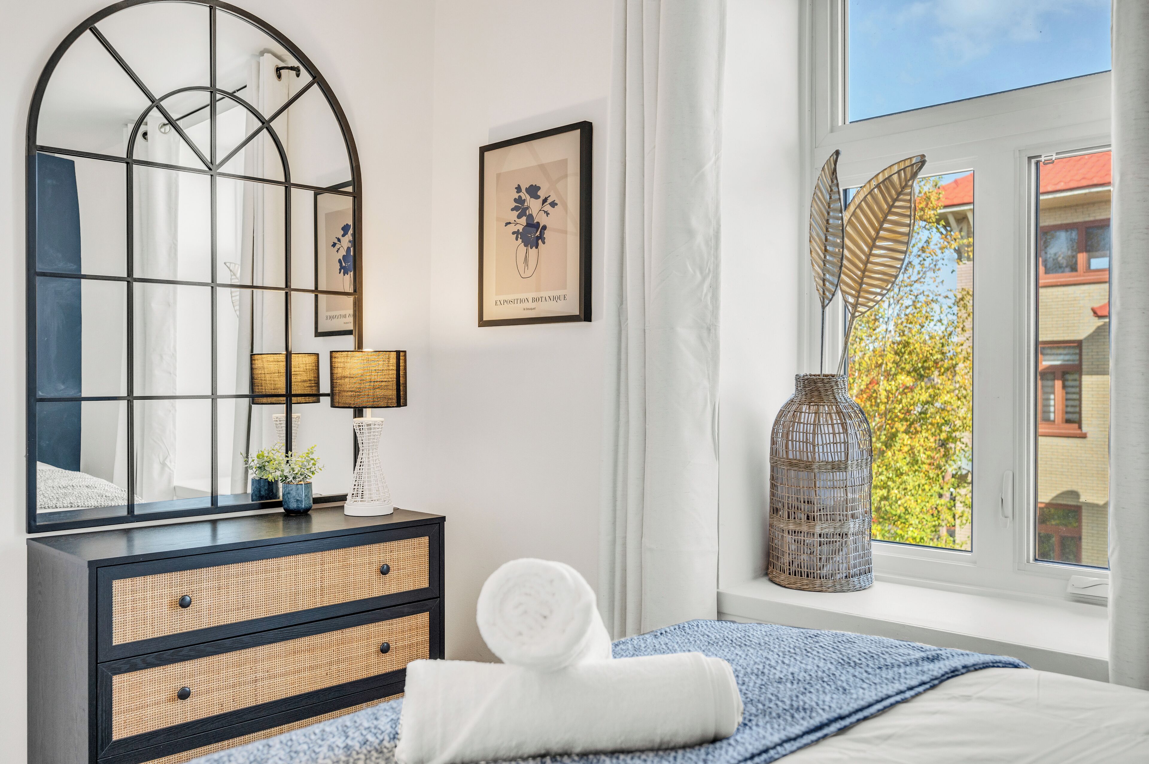 2 chambres, fer et planche à repasser, Wi-Fi, draps fournis