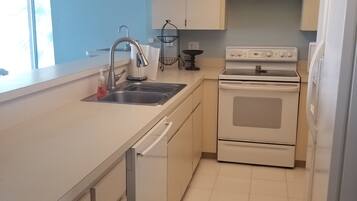 Microwave, stovetop, dishwasher