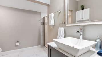 Hair dryer, towels