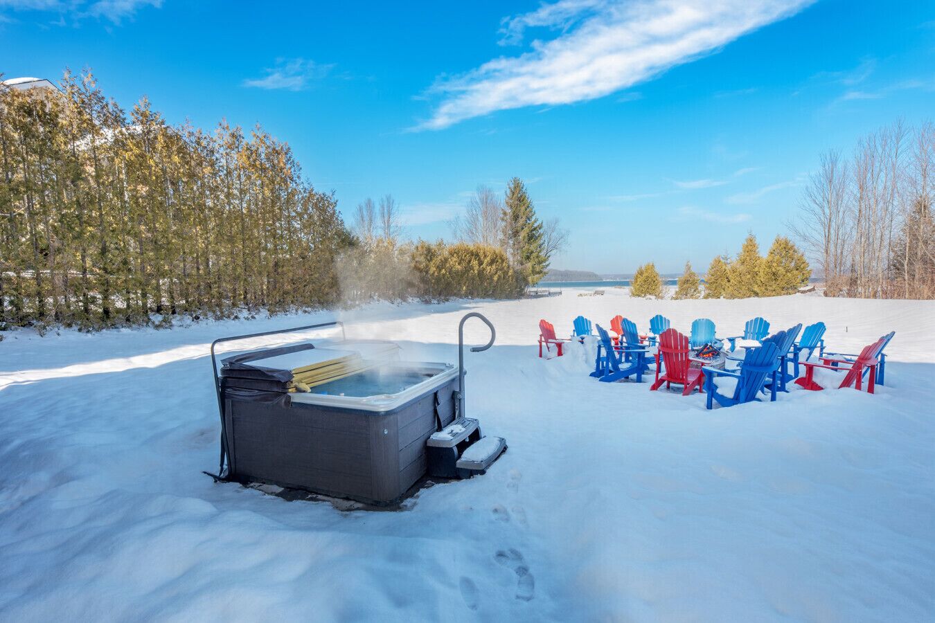 مغطس سبا خارجي