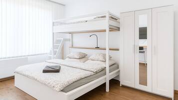Superior Apartment, Non Smoking, Garden View | Desk, laptop workspace, blackout curtains, soundproofing
