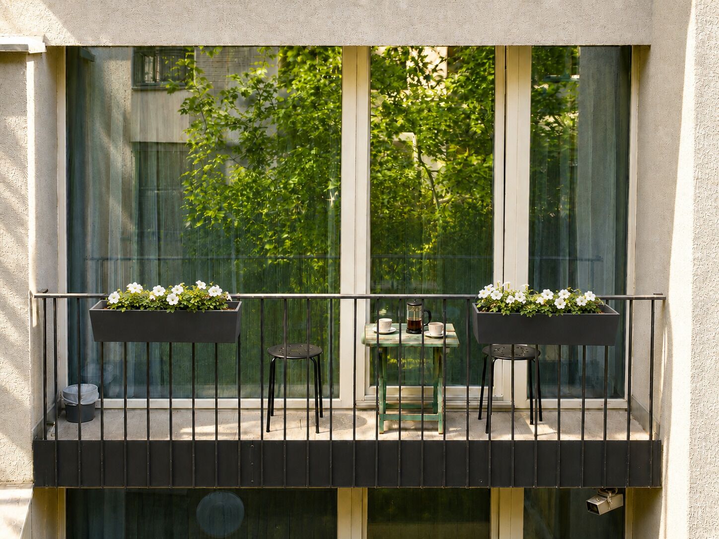 Superior appartement, aan de binnenplaats | Balkon