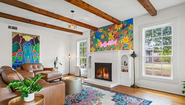 Interior - Modern Austin Pool House | Hot Tub, Sauna, Gym & RV | Pet-Friendly Southwest Gem (Austin)