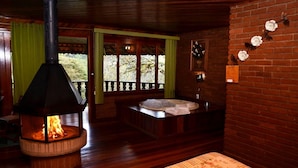 Alpehytte | Privat boblebad