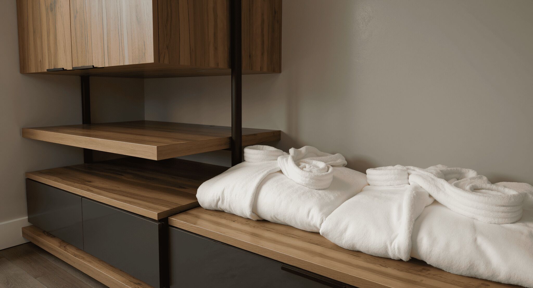 Free minibar, in-room safe, desk, laptop workspace