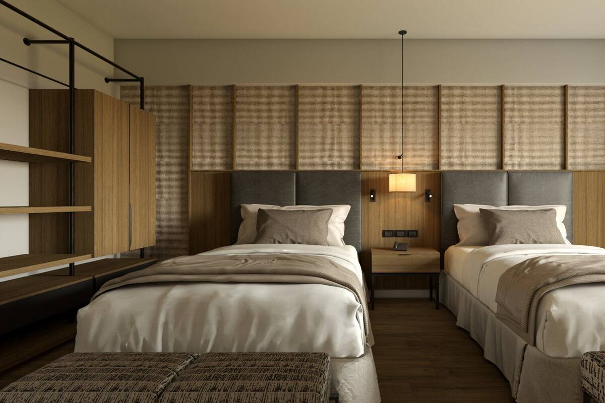 In-room safe, desk, laptop workspace, blackout drapes