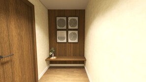 Doppia Deluxe, balcone, vista mare | Bagno | Doccia, set di cortesia gratuito, asciugacapelli, asciugamani