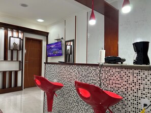 Dining - Complete, New and Air-conditioned Apartment in Lapa (Rio de Janeiro)