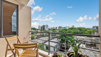 Comfort Studio, City View | Balcony view