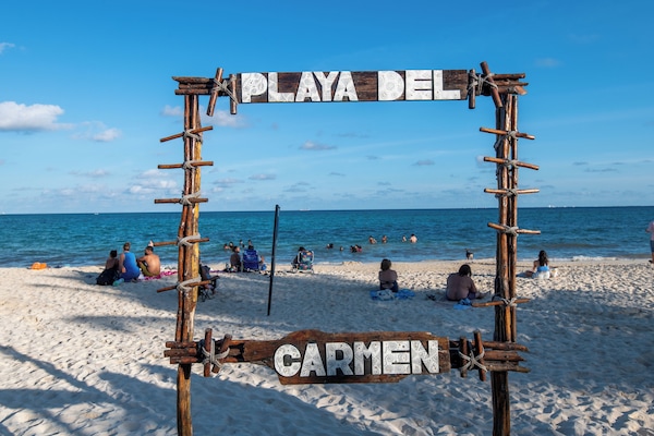 Beach nearby, white sand