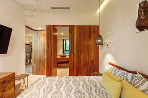 Apartment, 2 Bedrooms, Kitchen, Ground Floor | Free WiFi - Modern Retreat with Private Garden and Jacuzzi (Tulum)