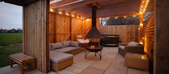 Premium-Hot Tub-Cabine-SDB privée avec douche