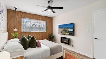 3 habitaciones, tabla de planchar con plancha, wifi y ropa de cama