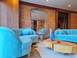 48-inch LCD TV with cable channels, pay films