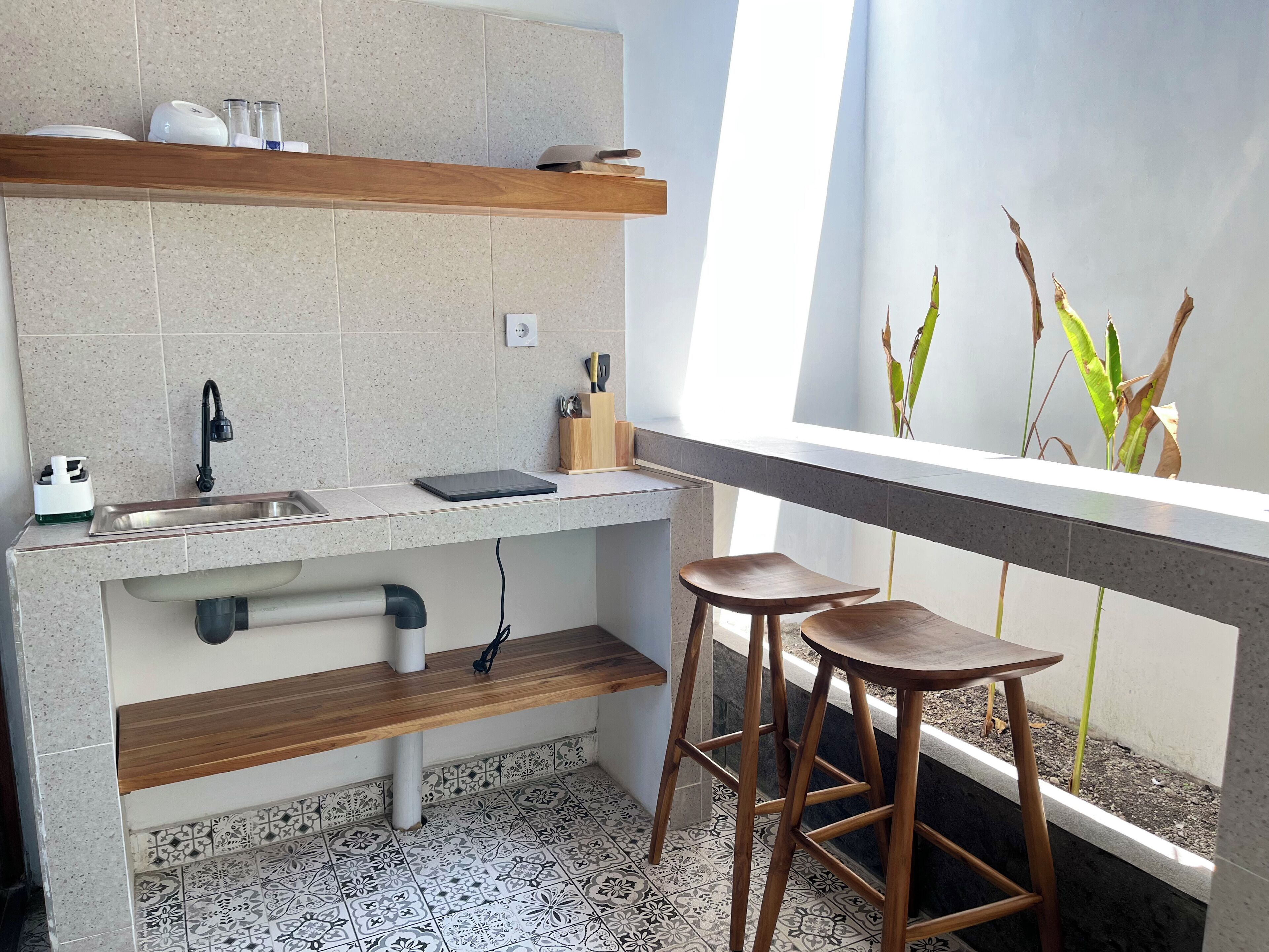 豪華雙人房, 山景 | 私人廚房 | 爐台、洗碗機、鍋具/餐盤/廚房用品