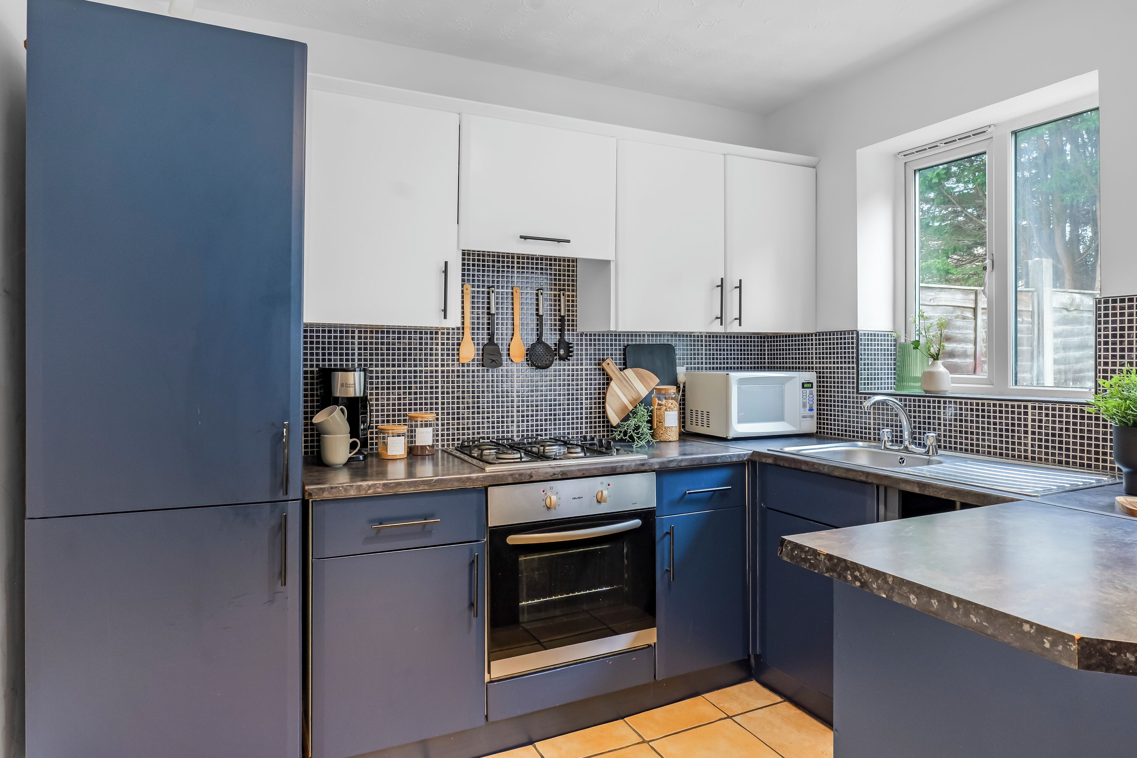 Microwave, oven, stovetop