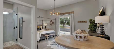 1 habitación, decoración personalizada y muebles diferentes