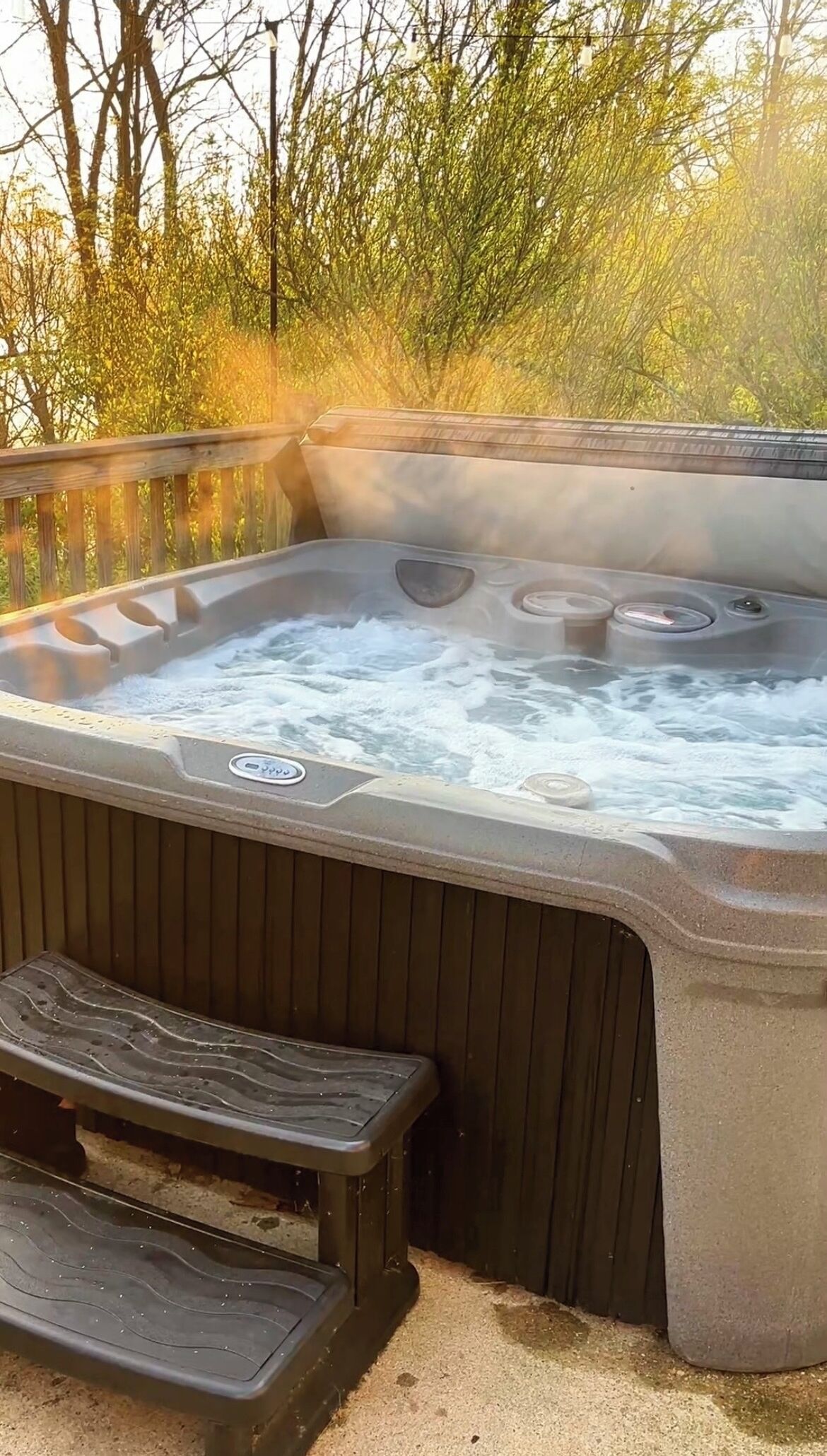Bain à remous extérieur