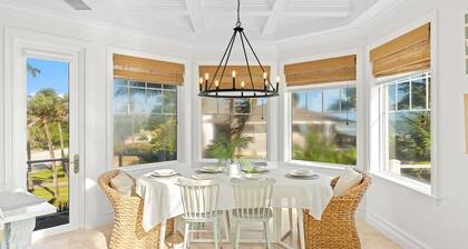 Stunning Melbourne Beach Oceanfront House W/ Private Fire Pit, Dock, & Spa-Like Pool! 🌴