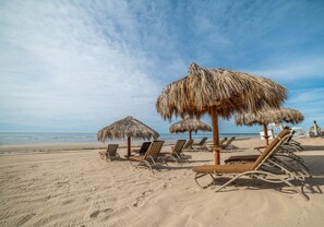 On the beach
