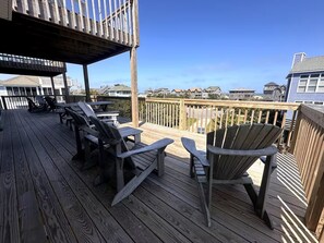 Outdoor dining - How You Dune? Dog-Friendly Semi-Oceanfront in Avon! (Avon)