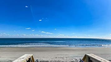Na praia