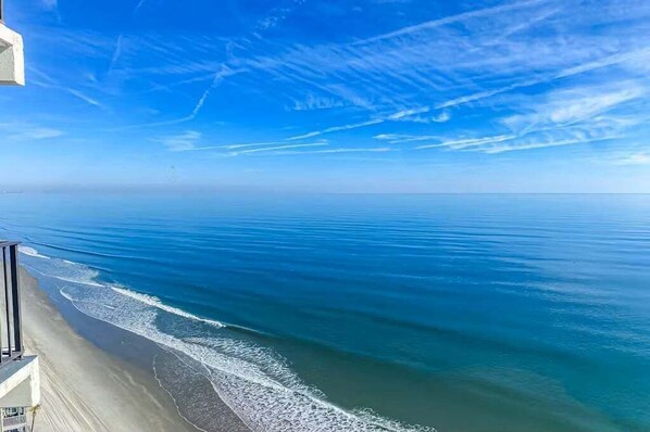 Accommodatie ligt op het strand
