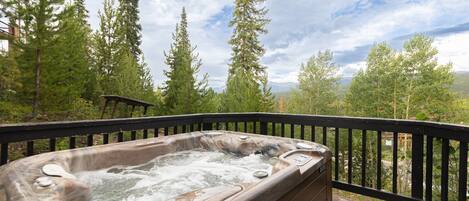 Idromassaggio all'aperto