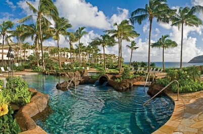 Marriott Kauai Lagoons : 2 Bedroom Suite with scenic views, pool, full amenities
