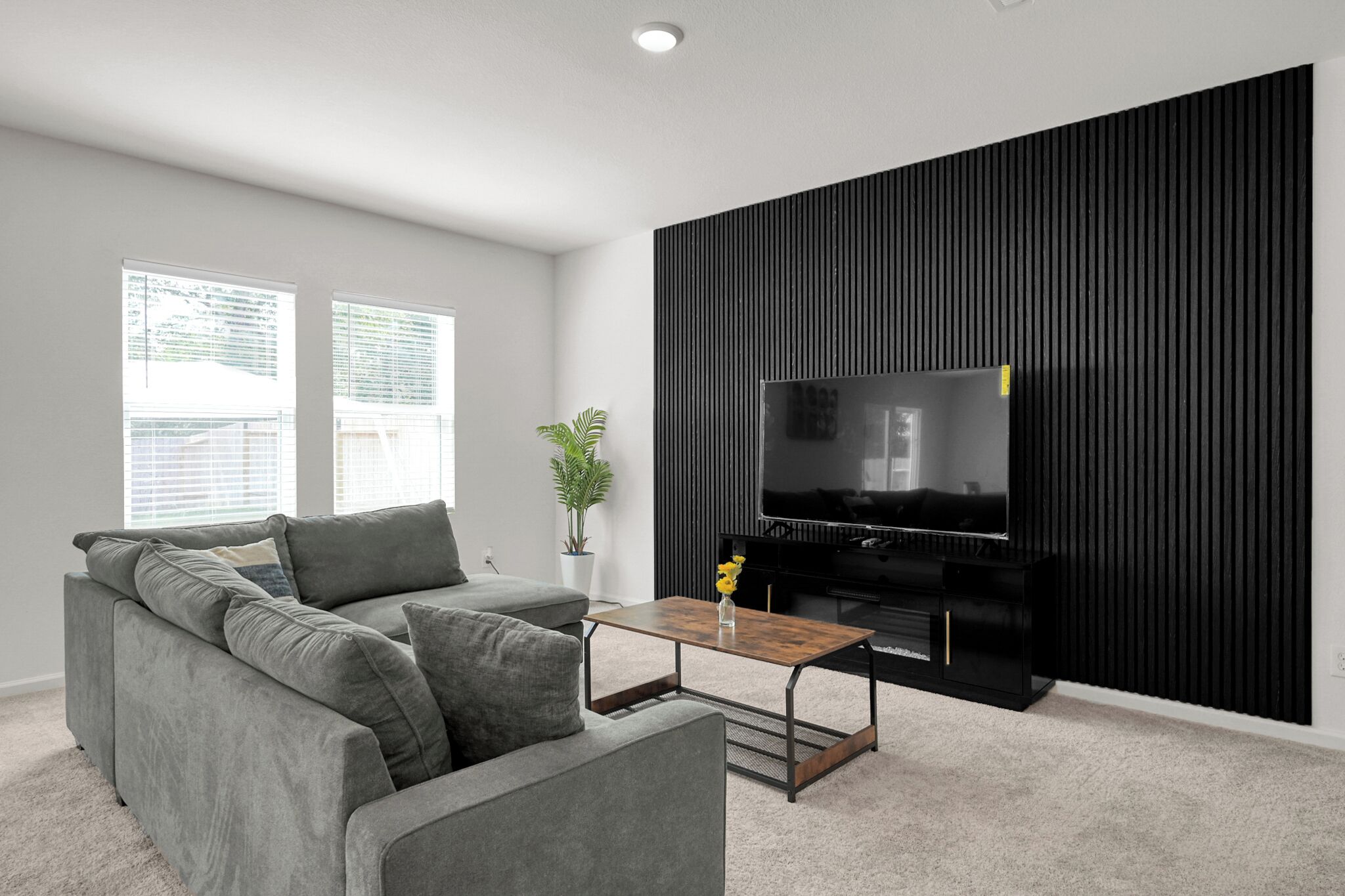 Smart TV, fireplace, table tennis