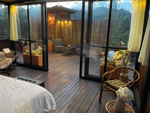 El Retiro, Cabin in the forest, peace and tranquility to reconnect with your being.