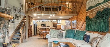 TV connectée, cheminée