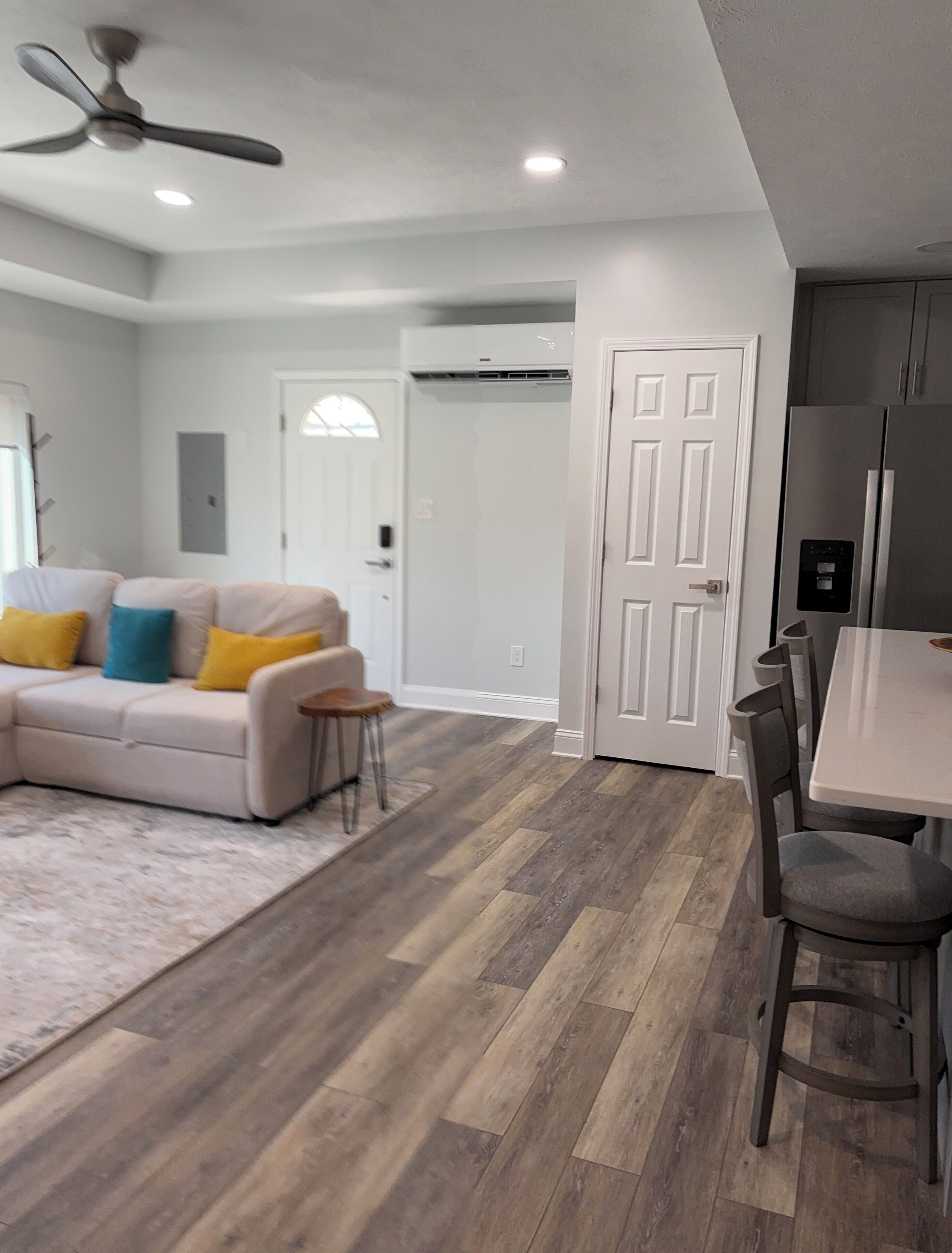 TV connectée, cheminée