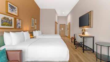 Kamar, 2 Tempat Tidur Queen, shower kursi roda, Bebas Asap Rokok | Wi-Fi gratis